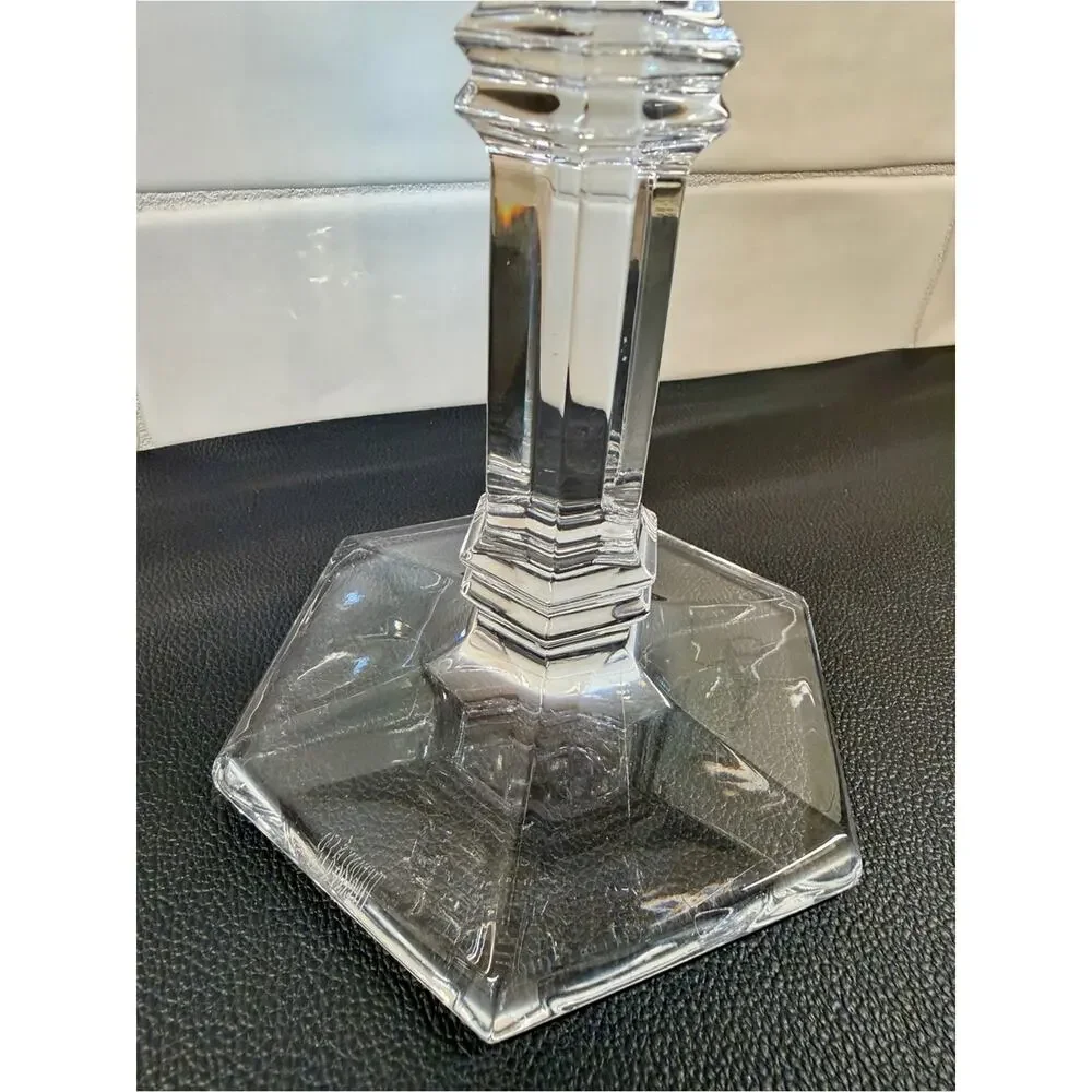 Tiffany & Co. Crystal Candlestick Holder 11”H